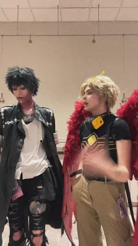 A post by @ashleighclairre on TikTok caption: I’m sick here’s draft @Aura #hawks #hawksbnha #hawkscosplay #hawksmha #dabi #dabicosplay #dabihawks #mha #mhacosplay #myheroacademia #bnha #bnhacosplay #bokunoheroacademia 