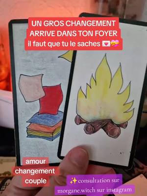 A post by @morgane_voyance on TikTok caption: un changement dans ton foyer est la ... #tiragedecartegratuit #tarot #cartomancie #tiragedecarte #tiragedecartesoracle #tirageamour 