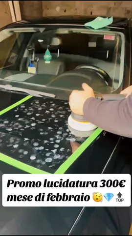 A post by @alex_carpfishing99 on TikTok caption: Nuova Promo!!! 300€ per tutte le autivetture nel mese di febbraio!!’ 🚀💎#detailing #detailer #polish #kochchemie #rupes #italia #auto #lucidatura #verona 