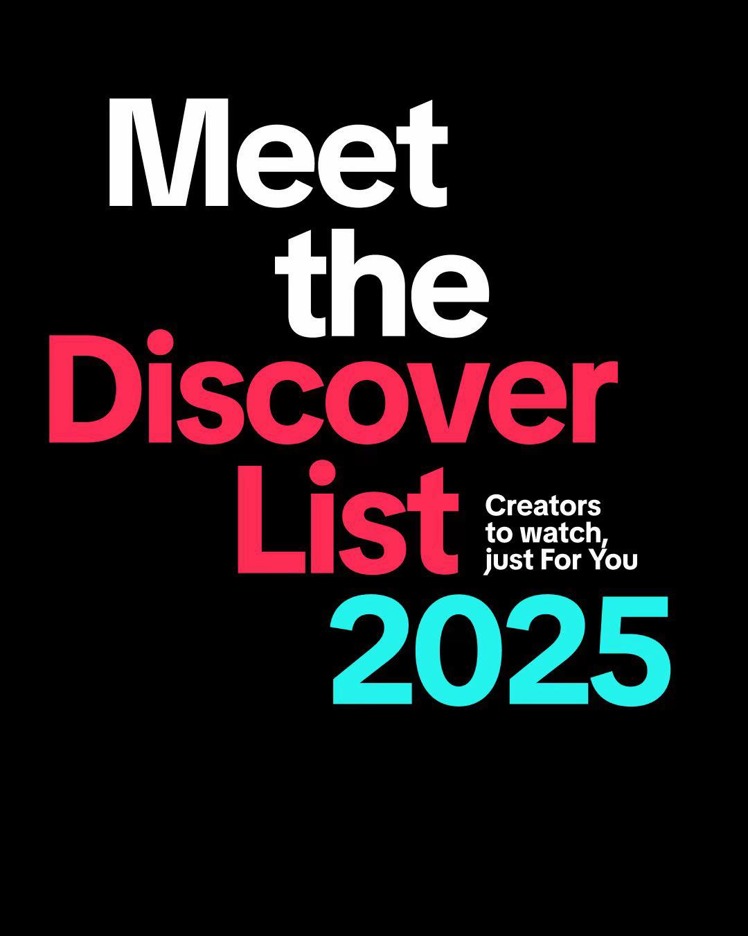 A post by @tiktokmena on TikTok caption: قائمة “Discover List” لعام 2025 وصلت! نسلط الضوء على 5 من المبدعين المميزين في MENA الذي يستحقون المتابعة ✨    ‏#thediscoverlist @أكاديمية فهد @Amr el hady @طاهرمسافر 🦅 @aqeeelstar @Ibn Hattuta 