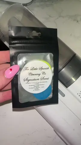 A post by @cleanwithabbi on TikTok caption: Simple way of making your hoover smell amazing @Littlespanishcleaningco 🥰👌🏻✨ #cleaninghacks #spanishcleaningproducts #CleanTok #cleaningproducts #cleanwithabbi 