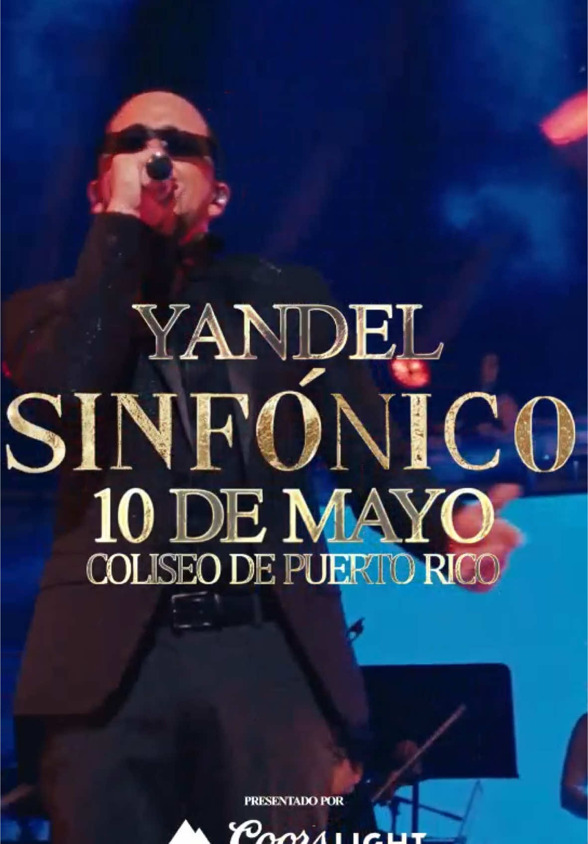 A post by @yandel on TikTok caption: Puerto Rico 🇵🇷 #ReggaetónSinfónico Consigue Tu Boleto en @ticketera Sabado 10 de Mayo @coliseopr @pacolopezpr @nolimitconcerts @cuccopena  #YEntertainment
