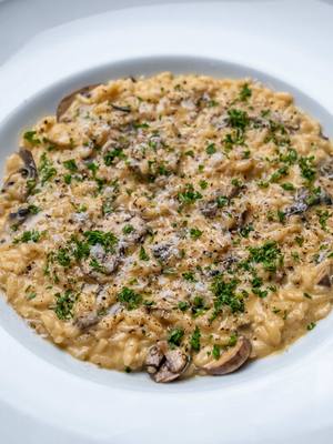 A post by @breadbakebeyond on TikTok caption: Triple Mushroom Truffle Risotto Italian food is always a solid choice for a special dinner, and with Valentine’s Day coming up, I figured it’s the perfect time to share my three-mushroom risotto recipe. The mix of mushrooms brings deep, earthy flavors, and a drizzle of truffle oil at the end adds just the right touch. With cold, rainy days ahead in Southern California, this dish feels like the perfect cozy meal. #nycfoodie #risotto #mushroom #laeats #dinnerideas #valentinesday #italianfood  Truffle risotto Mushroom recipes Italian comfort food Valentine’s dinner ideas Gourmet home cooking