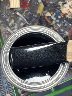 A post by @paintspot_md on TikTok caption: Black mica #paintmixing #fyp #repost #paintspotmd 