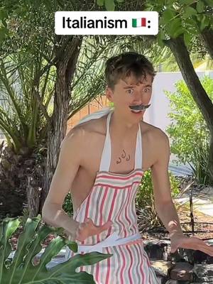 A post by @johnmarcvanwyk3 on TikTok caption: Replying to @•Cαмιllα• Italian people be like 🇮🇹🍝 most liked comment I’ll do next 👀 #italy #mario #relationshipgoals #johnmarcvanwyk 
