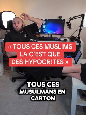 A post by @drfreremuz on TikTok caption: « Tous ces muslims c’est des hypocrites » 