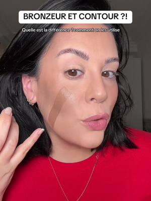 A post by @frenchtouchofmakeup on TikTok caption: Bronzer vs Contour explications ✨ #makeup #contour #bronzer 