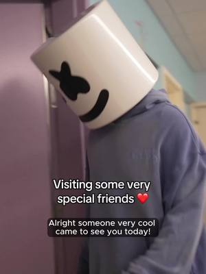 A post by @marshmello on TikTok caption: So grateful I get to do this #electronicmusic @Musicians On Call 