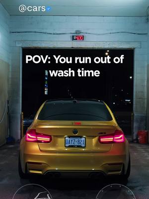 A post by @cars on TikTok caption: POV: You run out of wash time  @Brandon Cheer  #cars 