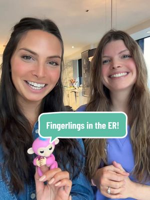 A post by @sydwiseman on TikTok caption: A dose of play goes a long way! #fy #toymaker #doctor #fingerlings #play #doctorsoftiktok #pediatrics 