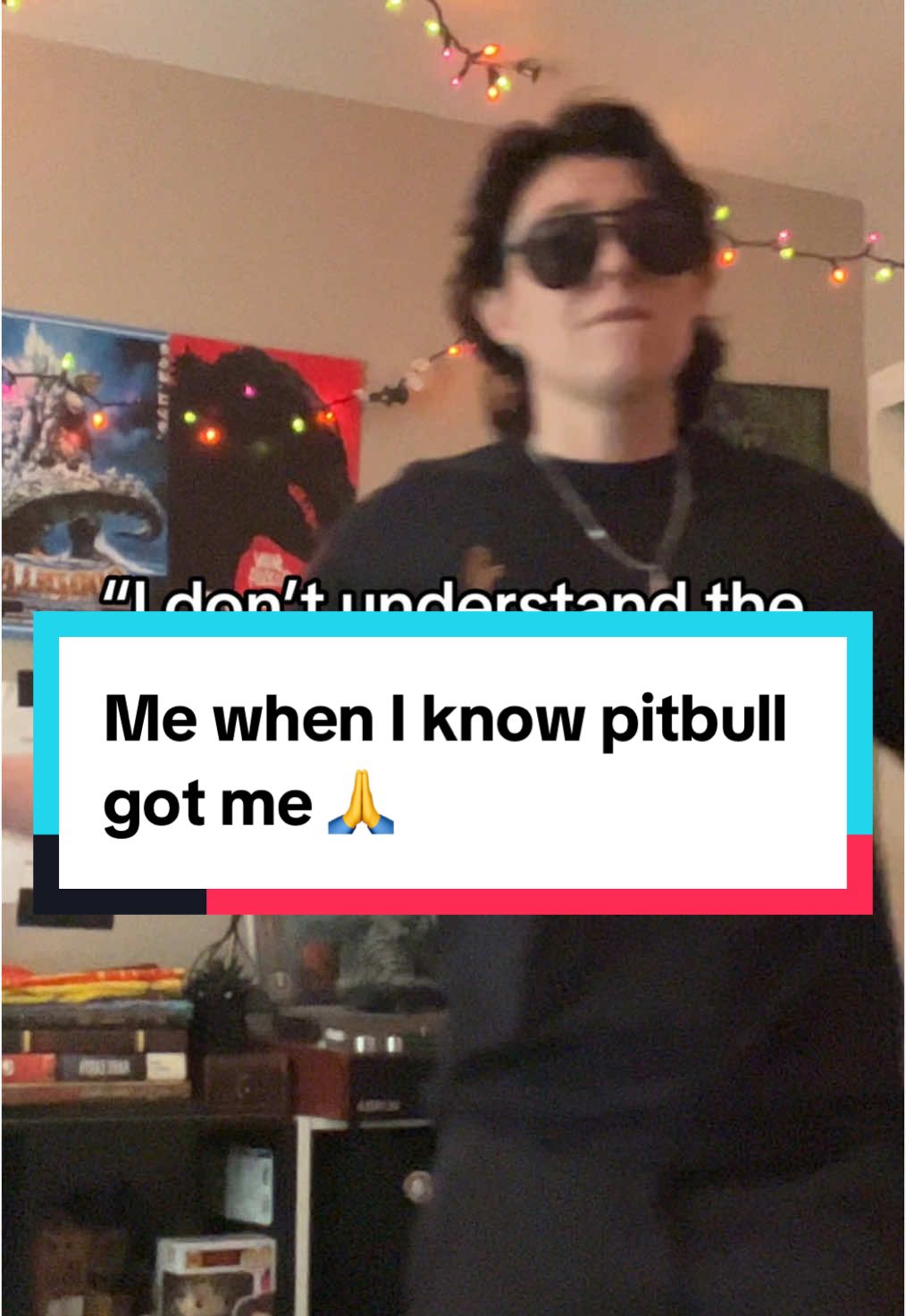 A post by @bluesbirb on TikTok caption: live, laugh, dale 🙏 #lore #fypシ #pitbull #memes 