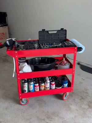 A post by @choe_fdm on TikTok caption: Her first tool cart 💕💕@CRCAuto @PowerStop Brakes 