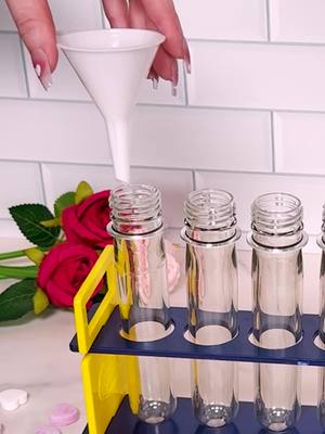 A post by @abcmouse on TikTok caption: What are you doing this Galentine's or Valentine's Day? Try this festive experiment in solubility with any liquids and let us know your results! #scienceforkids #kidscrafts #fyp