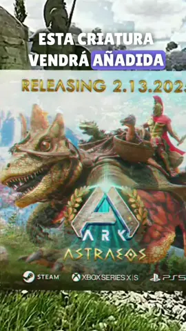 A post by @lavelociblue on TikTok caption: ASTRAEOS NUEVO MAPA Y DINO de pago DLC ARK Survival Ascended #arkascended #gamingentiktok🎮 #lavelociblue 