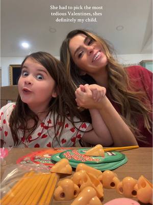 A post by @taylorfrankiepaul on TikTok caption: Little miss nose it all #coparenting #momtok #ValentinesDay 