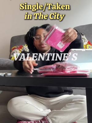 A post by @highvibebyonose on TikTok caption: Happy Valentine’s Day pookie bears!  Sending some extra love to you this season💕💕.  I’m also so curious if anyone else can relate to what I’m talking about 😭😭😭 Single/Taken In The City Life In the City Ep 7  