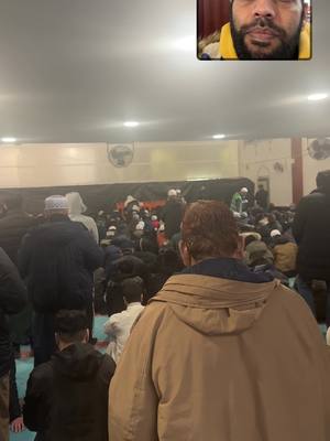 A post by @taz1518 on TikTok caption: Jumma prayer at east London mosque 