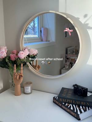 A post by @lifewmartine on TikTok caption: Room reset after school with @MeGrow 🪩🫧🧺 #megrowapp #reset #megrow #bedroom #roomreset #aesthetic #foryou #cleangirl #cleaning #CleanTok #pinterest #inspo 