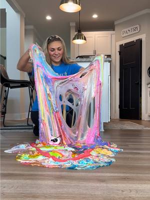 A post by @arianalee99 on TikTok caption: GIANT slime smoothie !! #slime #mixing #asmr #slimesmoothie #slimeasmr 