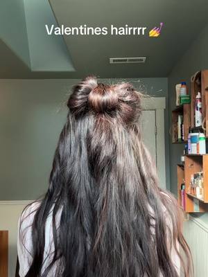 A post by @hair.by.kayla1 on TikTok caption: Valentines hairrrrr!! Happy valetines everyone!! 