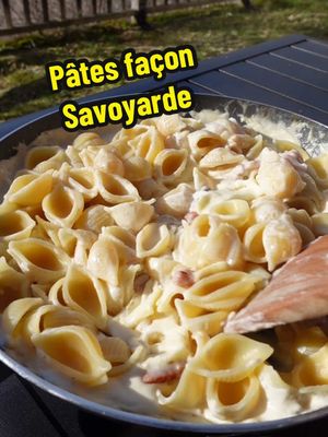 A post by @seizemay on TikTok caption: Pâtes façon Savoyarde ! 🤤🧀 #pates #savoyarde #recettepates #recetterapide #cuisine #seizemay