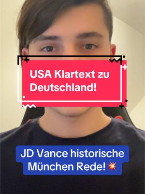 A post by @politikbeben on TikTok caption: Hammer Rede? #jdvance #münchen 