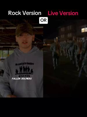 A post by @jonathanmichaelfleming on TikTok caption: Are live or recorded cadences better? Which one do you prefer? 🤔  Song Name: Fallen Soldiers (Live Version) Available on all music platforms . . 🎧💿 All the cadences are available to listen to via hard copy CDs and are out on your favorite music service. You can find a Iink to all of the above on my profiIe. 👕🧢  The hoodie and hat I’m wearing on the left, along with other merch are all available using the same Iink. #jonathanmichaelfleming #military #fallensoldierscadence #militarycadence