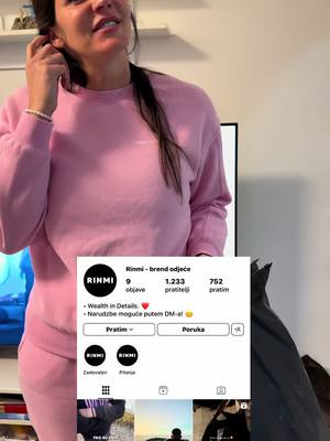 A post by @mateavanjorek on TikTok caption: Sad vam je super cijena💪@Rinmi - brend odjeće #shopping #foryou #viral 