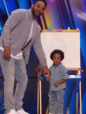 A post by @agt on TikTok caption: @devanlovesnumbers is a math genius ✍️ stream @nbc's #AGT on @peacock.