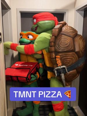 A post by @puma on TikTok caption: Pizza delivered by @TMNT?! COWABUNGA 🍕🐢