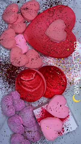 A post by @luna_loveasmr on TikTok caption: Valentine’s Day Crush ❤️🩷 #gymchalk #chalktok #lunachalk #asmrtiktoks #fullvideo #chalkart #lunachalk #softgymchalk #oddlysatisfying #anxietyrelief #glittermix NO EDITS OR REPOSTS