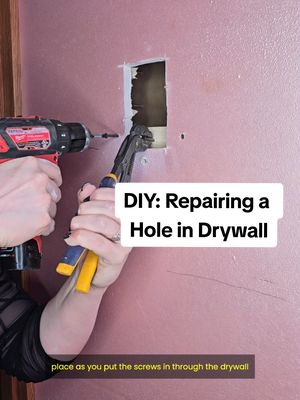 A post by @mercurystardust on TikTok caption: @daanoooo I have repaired a million of these types of holes for folks.  It happens all the time.  Sending love.  #DIY #Lgbtqia #Trans 