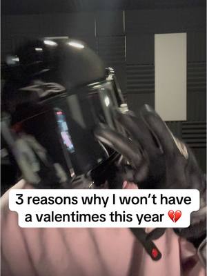 A post by @aushendrivessafe on TikTok caption: Top 3 reasons why I won’t have a Valentine’s this year 😔 #valentines #masked #maskedmen #BookTok 