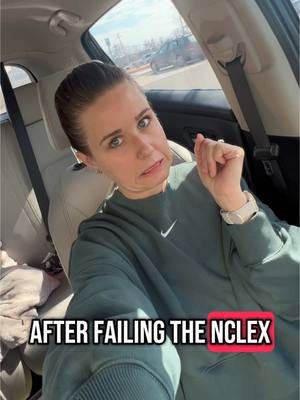 A post by @shay.claunch on TikTok caption: Finally studying 3 weeks after failing the NCLEX 😰 #studywithme #nclexstudying #howtostudyforthenclex #failed #newgradnurse #nursingschool #studyhacks 