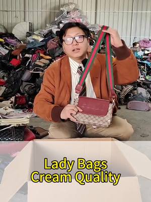 A post by @goodmanwon88 on TikTok caption: Ladies bags cream quality #usedbags #secondhandbags 