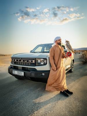 A post by @khalidalameri on TikTok caption: The @jetouruaeT1 adapts to every part of your life—no matter where you're headed or what the journey holds. Backed by Elite Group Holding and an exceptional 10-year/1 million-kilometers warranty, it takes you everywhere you need to go, delivering safety, comfort, and style at every turn. Watch as it seamlessly fits into my day-to-day. Now open for prebooking! @theelitecars