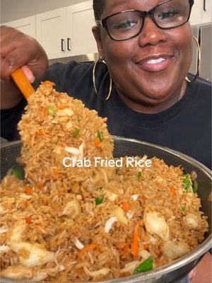 A post by @its_sogood on TikTok caption: Crab Fried Rice.                                        Jasmine rice ( I cooked in shrimp bouillon) 1 lb jumbo lump crabmeat(  added little old bay) 2 eggs 1 bunch green onions  Shredded 2 small carrots  1-2 inches fresh ginger  Black pepper  Dusting of White pepper  Garlic powder  Onion powder  Kosher salt  Soy sauce  Dark soy sauce  Sesame oil  1/2 stick butter (added more butter off camera that equaled to 1/2 stick) Evoo  *no exact measurements . Yum Yum Sauce: 1 cup mayo (I used 1/2 kewpie & 1/2 regular) 1 tbs sugar  1 tbs water  2 tsp tomato paste  1 tsp hot sauce  1 tsp garlic powder  1/8 tsp white pepper  Tiny pinch salt *If you Live in the Atlanta area, I usually buy my Jumbo Lump crab meat from the DeKalb farmers market. They keep it well stocked Wednesday afternoon through Saturday. #friedrice #chinesefriedrice #fyp #foodtiktok #homemade #EasyRecipe 