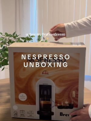 A post by @homewithhellen on TikTok caption: Nespresso amigas! What pods do you recommend? 💕 @Nespresso @Nespresso USA  #nespresso #nespressovertuo #nespressovertouplus #unboxing #unboxingasmr #amsr #unboxwithme #coffee #coffeetok #cafe