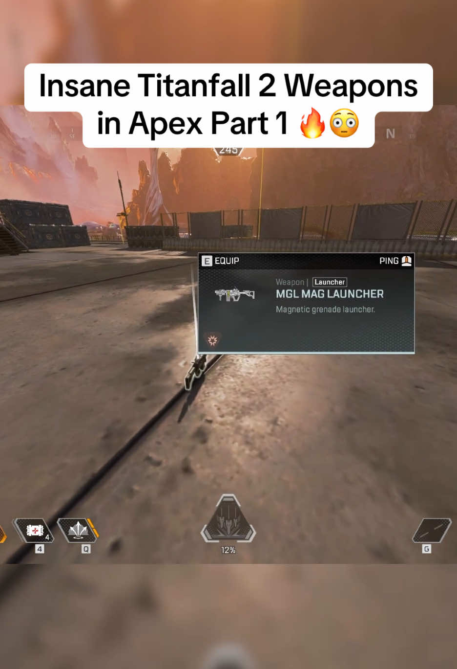 A post by @ketchupnewsapex on TikTok caption: Insane Titanfall 2 Weapons in Apex Part 1 🔥😳#apexlegends 