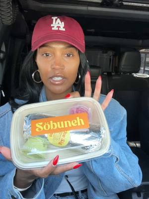 A post by @makeupshayla on TikTok caption: I heard Sobuneh has the best breakfast burrito in LA….im not sure about all that.