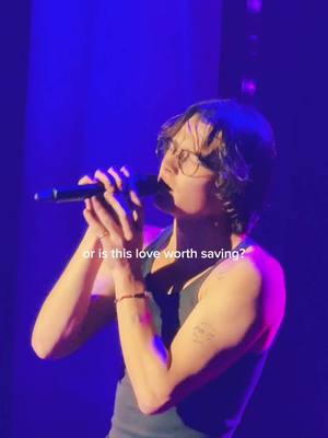 A post by @davidkushner on TikTok caption: ‘Love Worth Saving’ live in Stockholm 🕊️ #OnTour 
