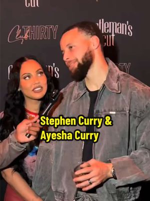 A post by @mysteryfashionist on TikTok caption: @stephencurry30 x @ayeshacurry  • 🎤@ajay_porter  🎥@biig_c #fashiontiktok #fashioninterview #sports #leaguefits #fitcheck #stephcurry #ayeshcurry #allstarweekend #NBA