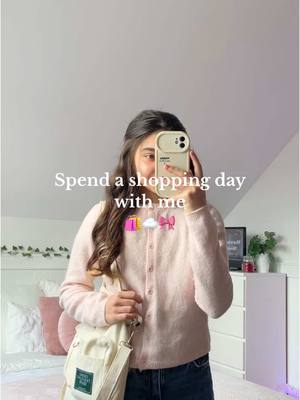 A post by @pinkcoconutt on TikTok caption: Spend a shopping day with me🛍️🎀 #shopping #dayinmylife #shoppingday #pinkgirl #shop #shopwithme #Vlog 