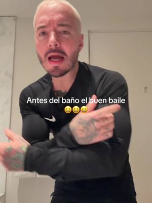 A post by @jbalvin on TikTok caption: El bailoteo antes del bañarse 🤣🤣