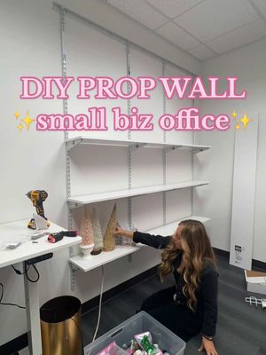 A post by @stardustbyallie on TikTok caption: ASMR DIY SMALL BIZ OFFICE PROJECT💖🫶🏻😍 #DIY #asmr #SmallBusiness #smallbiz 