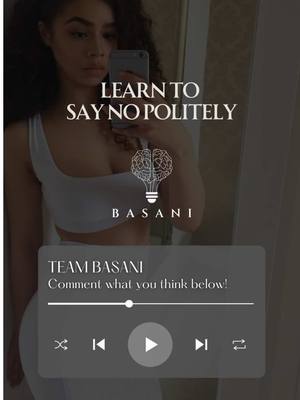 A post by @teambasani on TikTok caption: Learn to say no! . . . . . #basani #sumedh #thoughtcast #sumi #sumedhbasani