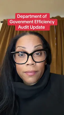 A post by @be.a.free.thinker on TikTok caption: Department of Govenment Efficiency Audit Update #doge #pressbriefing #taxpayer 