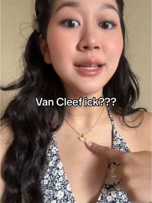 A post by @chloeabeth4545 on TikTok caption: Rip my holiday pendant #vancleef #ick  