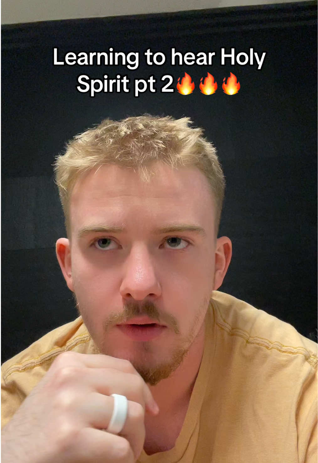 A post by @nolennerren on TikTok caption: *kind voice* “Why don’t you check in with me every morning?” #holyspirit #voice #hearing #God #love 