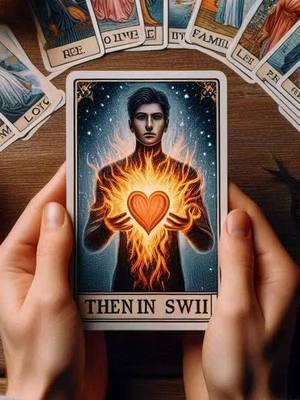 A post by @tarot938 on TikTok caption: #tarotamour #tarotfrançais